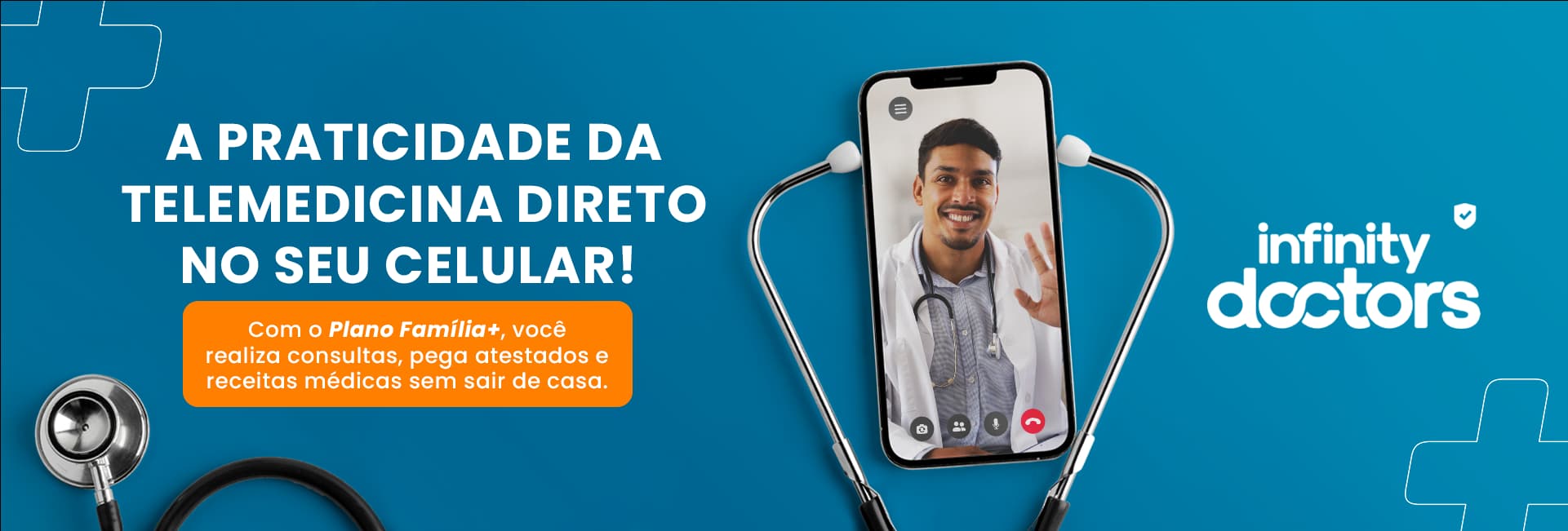A praticidade da telemedicina direto no seu celular!