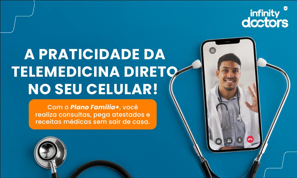 A praticidade da telemedicina direto no seu celular!